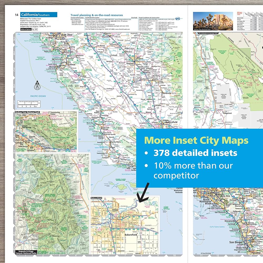 【中古】Road Atlas: United States - - Mexico／Rand McNally &amp; Co ,U.S. Rand McNally Road Atlas of the United States, Canada and